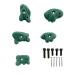 RockHolds Easy to Grab Desert Rock Climbing Hold Set Home Wall Bouldering Gym Holds Green