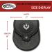 SZCO Supplies Double Embossed Sporran - Premium Quality Scottish Wear - Buy Online on GoSupps.com
