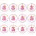 24 1st Birthday Cake Decorations Pink Edible Cake Decorations Happy Birthday Cupcake Toppers 1st Birthday Party Girls Cupcake Decorations Pink Cake Decorations Fairy Cake Topper Edible Paper - Buy Online on GoSupps.com
