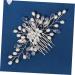 Ipetboom Bridal Pearl Comb Hair Comb Women's European and American Rhinestone - Buy Online on GoSupps.com