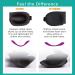Bucky Ultralight Strawberry Eyelash Sleep Mask - Comfortable Contoured Design, One Size - Ideal for Travel - Buy Online on GoSupps.com