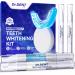 DrDent Professional LED Teeth Whitening Kit - Sensitivity Free Formula - (3) Teeth Whitening Gel Pens 30+ Whitening Sessions - (1) Remineralization Gel - Rapid & Effective Results 0.4 Fl Oz