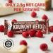 GOOD GOOD Krunchy Keto Bar Raspberry Cheesecake - High Fiber Low Carb Protein Bar (15x35g) - No Added Sugar - Diabetic & Sugar Intolerant Friendly - Buy Online on GoSupps.com