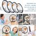 Mesybveo Adjustable Dog Collar & Cat Cone - 2 Piece Break for Dogs Lightweight Comfort Pet Funnel (18-27cm) - Buy Online on GoSupps.com