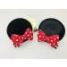 Red Pink Polka Dot Double Bow Hair Clips for Costumes - Set of 2 - Buy Online on GoSupps.com