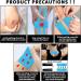 4 Roll Kinesiology Tape 5m Extra Sticky Kinesiology Tape Elastic Muscle Support Tape Waterproof Athletic Physio Muscles Strips Breathable for Exercise Sports & Injury Recovery Sky Blue - Buy Online on GoSupps.com
