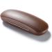 FEFI Hardcase Glasses Case - Stylish Wood Look with Metal Hinge | Red-Brown - Ideal for Travel & Daily Use | International Shipping Available - Buy Online on GoSupps.com