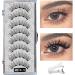Magnetic Eyelashes with Applicator - Soft Natural Magnetic Eyelashes - 2 Pairs Reusable False Eyelashes Magnetic Lash Strips for 3D Natural Eye Makeup Easy to Wear - Buy Online on GoSupps.com