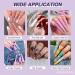 Saviland 7pcs 15ml Base and Top Coat Set with Nail Dehydrator - Non-Acid PH Bond for Quick Dry, DIY, and Professional Nail Prep - 16 Piece Set - Buy Online on GoSupps.com