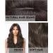 WOKESTAR Long Dark Brown Synthetic Hair Wig with Curtain Fringe for Women - Buy Online on GoSupps.com