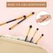Tenare 24 Pcs Dual End Eyeshadow Smudge Brush Set - 2 in 1 Makeup Applicators for Blending & Concealing - Soft Black Cosmetic Brushes for Women - Buy Online on GoSupps.com