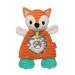Infantino Go Gaga Cuddly Teether Fox toy fox for sensory exploration tea from silicone bite ring and dental aid multicolored 316201