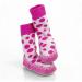 Mocc Ons Pink Spot Slipper Socks | Size 12-18 Months | Moccasin Style - Buy Online on GoSupps.com