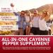 Cayenne Pepper Liquid Drops Liquid Supplement with Organic Hawthorn Beet Root Powder Turmeric Vitamins K2 & D3 Berberine Extract (1) - Buy Online on GoSupps.com