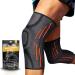 2 Pack Knee Compression Sleeve - Knee Brace for Men & Women with Patella Gel Pads & Side Stabilizers Knee Support for Working Out Running Weightlifting for Arthritis Joint Pain Relief ACL Size L 2 Orange Large(1 Pair...