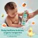 Childs Farm Organic Tangerine Baby Bedtime Bubble Bath 2.5L | Bulk Refill for Newborns with Dry, Sensitive Skin | Soothing Formula for Eczema-prone Babies - Buy Online on GoSupps.com