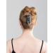 Prettyou Plastic Flower Claws Hair Clip for Women Girls - Pack of 4 (3.9 Inches) - Colorful Crystal Banana Design - Buy Online on GoSupps.com