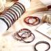 40 Pcs Boho Hair Ties: Cute Elastic Bracelet Ponytail Holders for Women - Soft Bands for Thick Thin Long Curly Hair - Buy Online on GoSupps.com