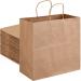 50Pcs Brown Kraft Paper Bags with Handles Bulk 11 * 5.7 * 11 inch Paper Gift Bags Shopping Bags for Wedding Party Favor Recycled Large Paper Bags Craft Gift Grocery Retail Bags