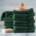 Hearth & Harbor 100% Cotton Washcloths 12 Pack - Ultra Soft & Absorbent - Hunter Green 13x13 - Buy Online on GoSupps.com