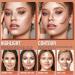 New 2 Colors Professional Makeup Wonder Stick Cream Contour Stick Face Shaping & Contouring Stick Double-Ended Contour Stick for Face Modification And Brightening (04#) - Buy Online on GoSupps.com