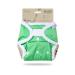 Petit lulu size 2 powy overpants (5-16 kg) |Velcro |One size diapers |Baby diaper pants |Washable & waterproof |Fleet diapers |Made in EU green