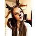 LaVenty Luxury Furry Reindeer Headband Deer Horn Ears Headband Deer Animal Costume for Halloween Yellow - Buy Online on GoSupps.com