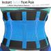 Medibrace Back Support Belt | Adjustable Lumbar Vortex Bandage for Lower Back Pain Relief | 3X-Large Persian Blue (112-129cm) - Buy Online on GoSupps.com