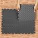 Yes4All 12 Sq Ft Interlocking Exercise Foam Mats for Gym Equipment - Grey - Buy Online on GoSupps.com