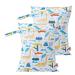 Hbselect 2PCs diaper bag Waterproof reusable diaper bag bag with zipper wet wipes organizer for babies and toddler jungle * 2
