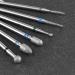 Diamond Nail Head 6PCS Drill Bit Set - Multifunctional Acrylic Nail Tool for Precision Grinding & Peeling | International Shipping - Buy Online on GoSupps.com