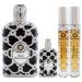 Orientica Oud Saffron for Men - 4 Pc Gift Set 2.7oz EDP Spray 2 x 10ml EDP Spray 7.5ml EDP Splash 3.3 Fl Oz (Pack of 1) - Buy Online on GoSupps.com
