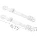 Heavy Duty Anti-Tip Furniture Straps Set for Child Proofing (4 Pieces) by Boxiki Kids. Adjustable Home Safety TV Wall Anchor and Earthquake Tipping Restraint Straps. (White) 2 Pairs - White - Buy Online on GoSupps.com