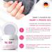 N&BF 1 Phase UV Gel Clear 30ml | 3-in-1 All-Rounder Gel | Made in Germany | Acid-Free Transparent Nail Gel for Subsetting | International Shipping Available - Buy Online on GoSupps.com