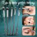 Wand Makeup Brushes Set - WeChip 5pcs Silver Brush Set for Women & Girls | Perfect for Flawless Makeup Application - Buy Online on GoSupps.com