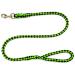 Dog leash large dogs jumbo with hand loop up to 80 kg / guide leash / practice leash / training line very stable 17 colors (4m black-neon green) 4m black and neon green