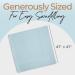 Fern & Avery Swaddle Blankets - Gender Neutral Muslin Swaddles for Baby Boy or Girl - Set of 2 Rainbow Blue Newborn Essential Receiving Blankets - Buy Online on GoSupps.com