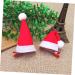 minkissy Hairpin Headgear Hair Barrettes for Girls Mini Hair Clips for Girls Mini Barrettes Santa Hat Hair Pin Christmas Hairpin Holiday Hair Pins Adorable Xmas Barrettes Xmas Hair Pin Iron - Buy Online on GoSupps.com