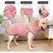 Buy Lianzimau Dog Sweater - Fleece Jacket for Big & Medium Dogs - Warm Winter Coat - Pink - 1 Pack - Buy Online on GoSupps.com
