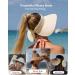 FURTALK Wide Brim Straw Sun Visor Hat for Women - UV UPF Protection - Packable & Roll-Up Design - Pure Khaki - Buy Online on GoSupps.com