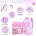 BYXEPA Girls Backpack - Cute School Kids Book Bag with Compartments for Students - Purple Kids' School Bag - Buy Online on GoSupps.com