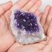 Nupuyai Natural Amethyst Druse Rough Stone | XL Irregular Crystal Cluster for Reiki Healing & Home Decoration - Buy Online on GoSupps.com