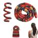 FRDTLUTHW Hair Ties Dreadlock Accessories  Swirl Hair Tie Spiral Lock Ponytail Holders for Women Girls(Red Pattern)