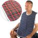 Waterproof Adult Bibs 2-Pack - Washable Elderly Dining Bibs for Men and Women - Buy Online on GoSupps.com