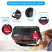 Fishernomics Collapsible Fishing Bucket Livewell | Large Live Fish & Bait Container with USB Rechargeable Oxygen Pump - Black/Red - Buy Online on GoSupps.com
