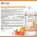 Orange Naturals - Magnesium Glycinate Liquid - 450ml - High-Potency Magnesium Bisglycinate Chelate Supplement for Men & Women - Promotes Relaxation & Calmness 450 ml (Pack of 1) 300 mg - Buy Online on GoSupps.com