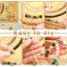 Jutom Bead Design Board and Measuring Mat Set - Craft Supplies for DIY Jewelry Making - Buy Online on GoSupps.com