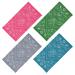 Smehcf 4 multi -purpose bandanas for women men's headband storm hood hair headscarf face half mask neck cuffs breathable reusable washable pink gray green blue cashew flower