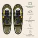 Retrospec Drifter Snowshoes - Aluminum Frames, Double-Ratchet Binding System - Olive 25 Inch - Carry Bag - Adults & Children - Buy Online on GoSupps.com