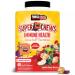 FORCE FACTOR Kids Immune Health Super Chews Kids Immune Support Supplement with Vitamin D for Kids Elderberry Vitamin C & Zinc 2-Month Supply Non-GMO Apple Berry Flavor 60 Soft Chews Immunity